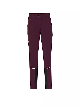 VAUDE | Pantaloni softshell da turismo Larice da donna | dunkelrot